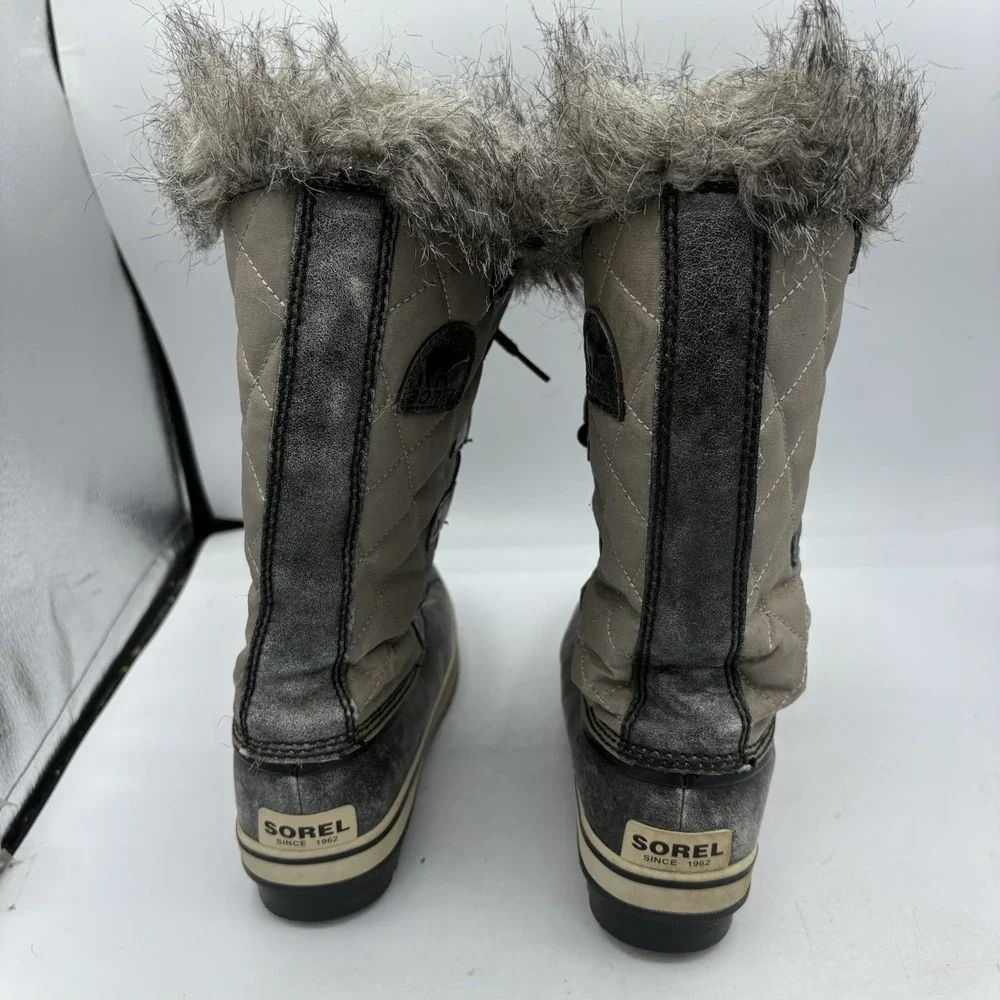 Sorel Boots Womens Size 7 Tofino II Waterproof Winter Snow Leather Upper Distres